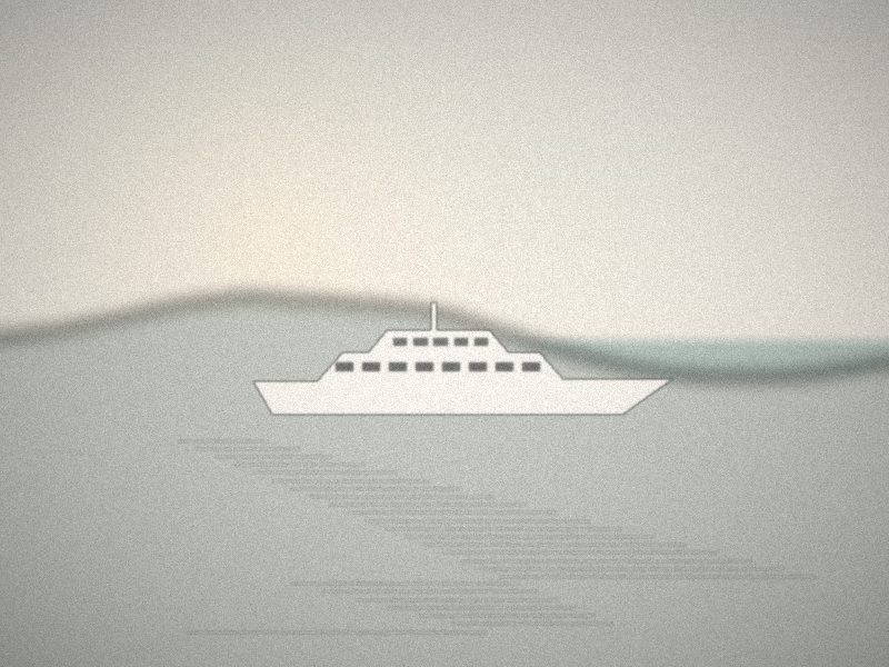 Yacht blanc au mouillage sur une mer calme